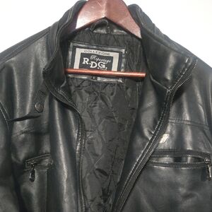 Men's Black Leather Jacket